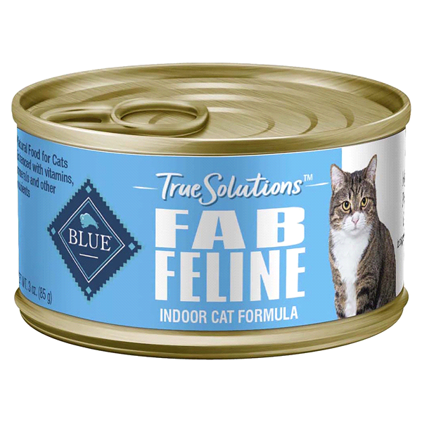 slide 1 of 9, Blue Buffalo True Solutions Adult Indoor Cat Maintenance, 3 oz