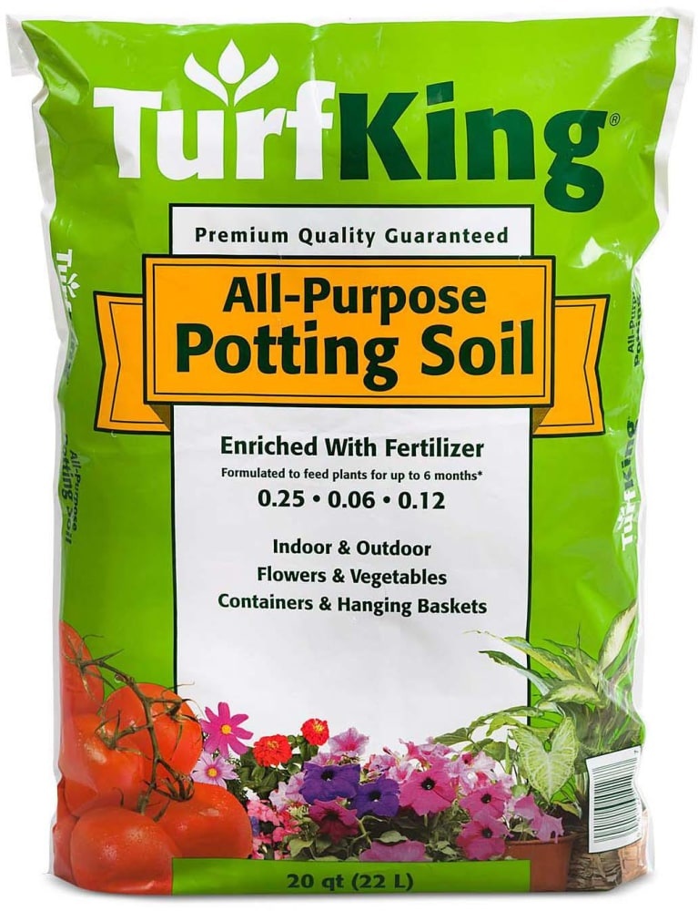 slide 1 of 1, Turfking All-Purpose Potting Soil - 20 Quart, 20 qt
