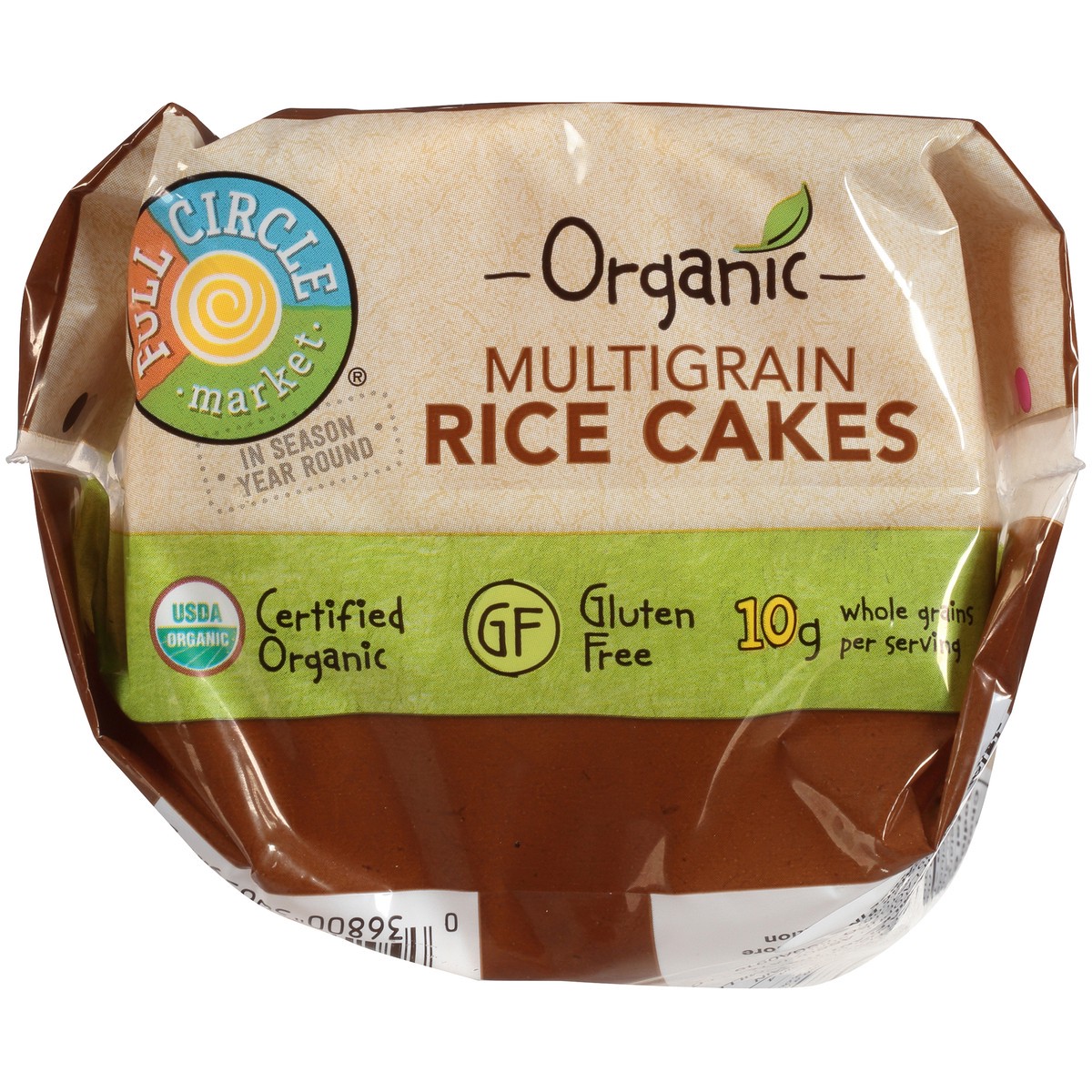 slide 9 of 9, Full Circle Market Multigrain Rice Cakes, 4.9 oz