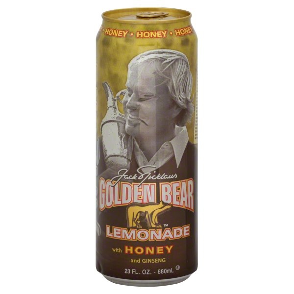 slide 1 of 1, AriZona Jack Nicklaus Golden Bear Lemonade, 23 oz