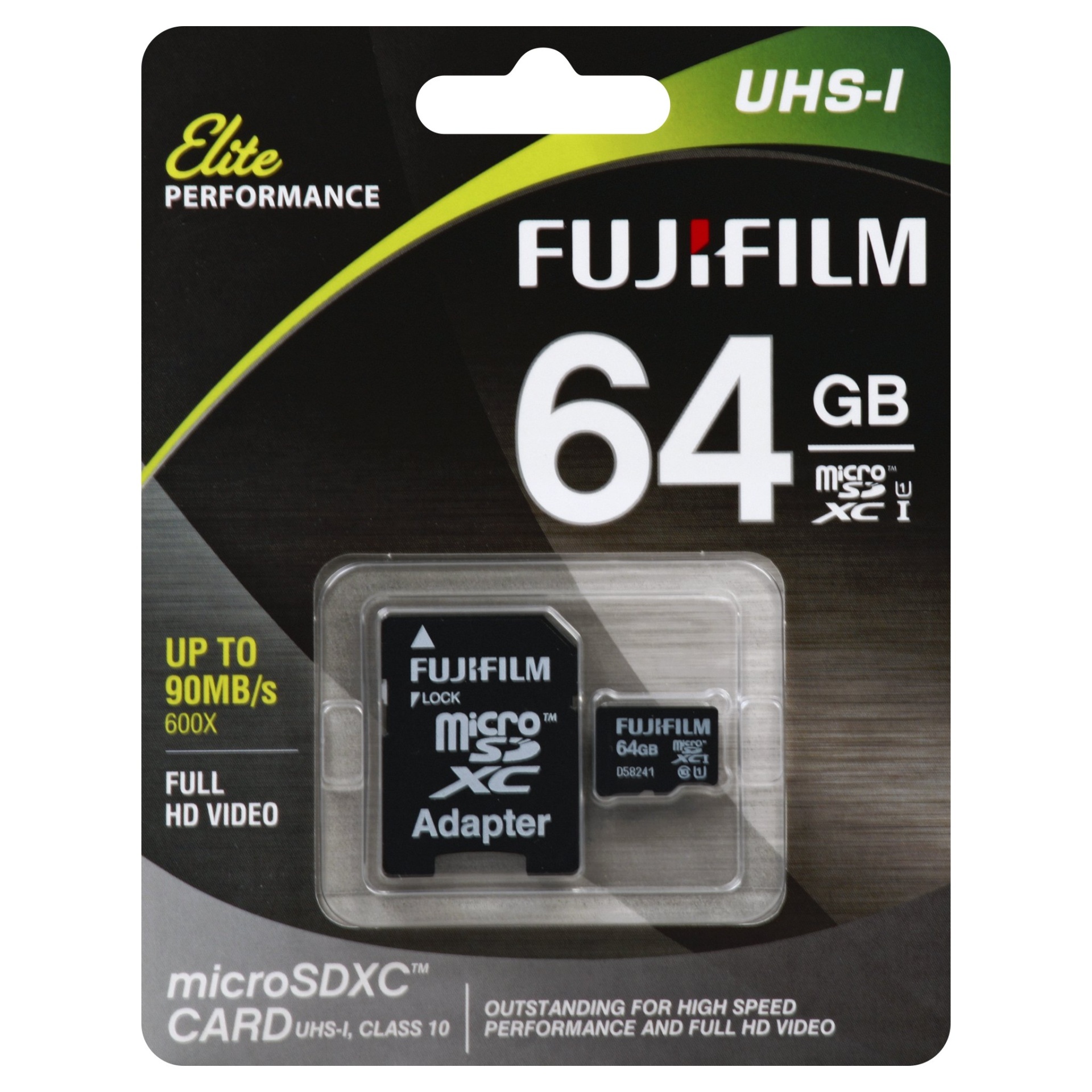 slide 1 of 1, Fujifilm 64GB Micro SDXC Card, 1 ct