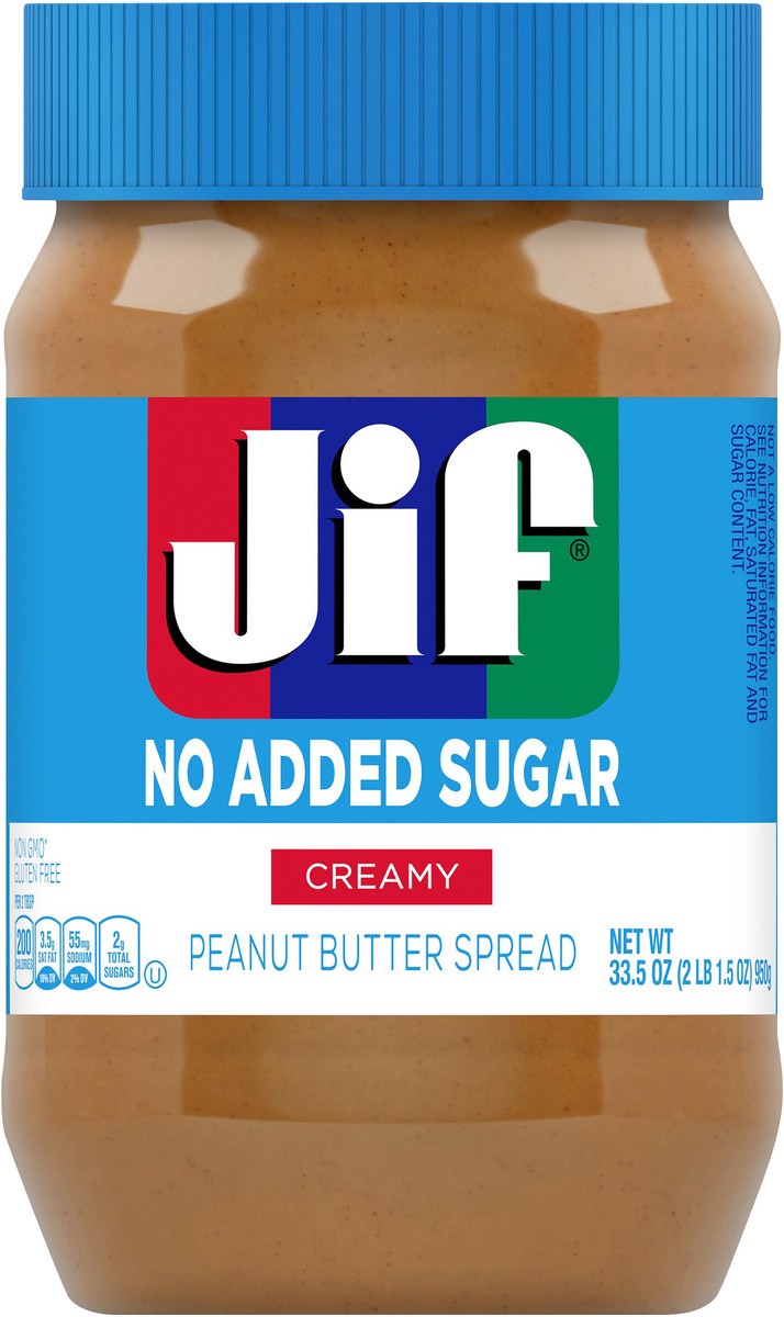 slide 5 of 8, Jif Spread, 33.5 oz