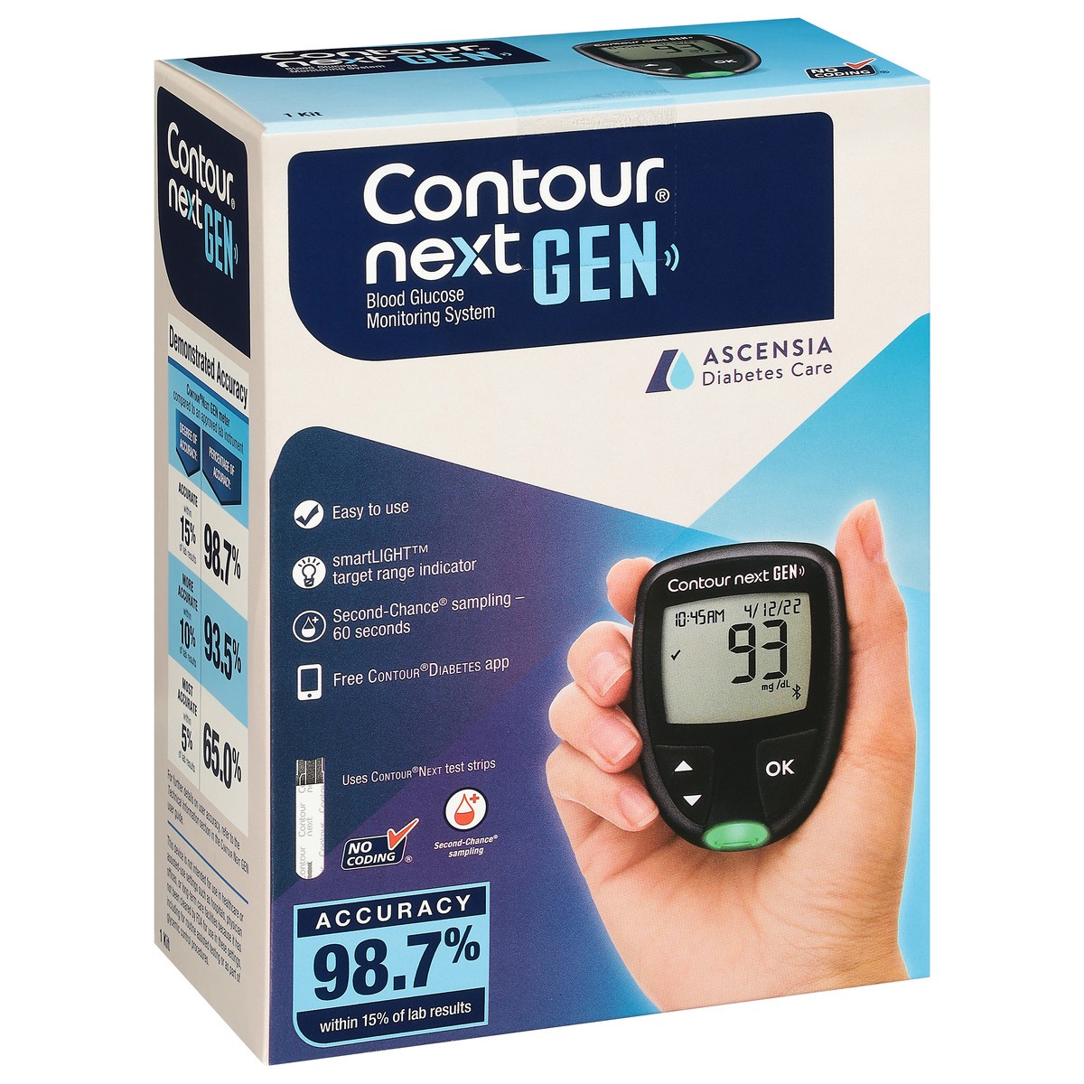 slide 6 of 9, Contour Next Gen Blood Glucose Monitor, 1 ct