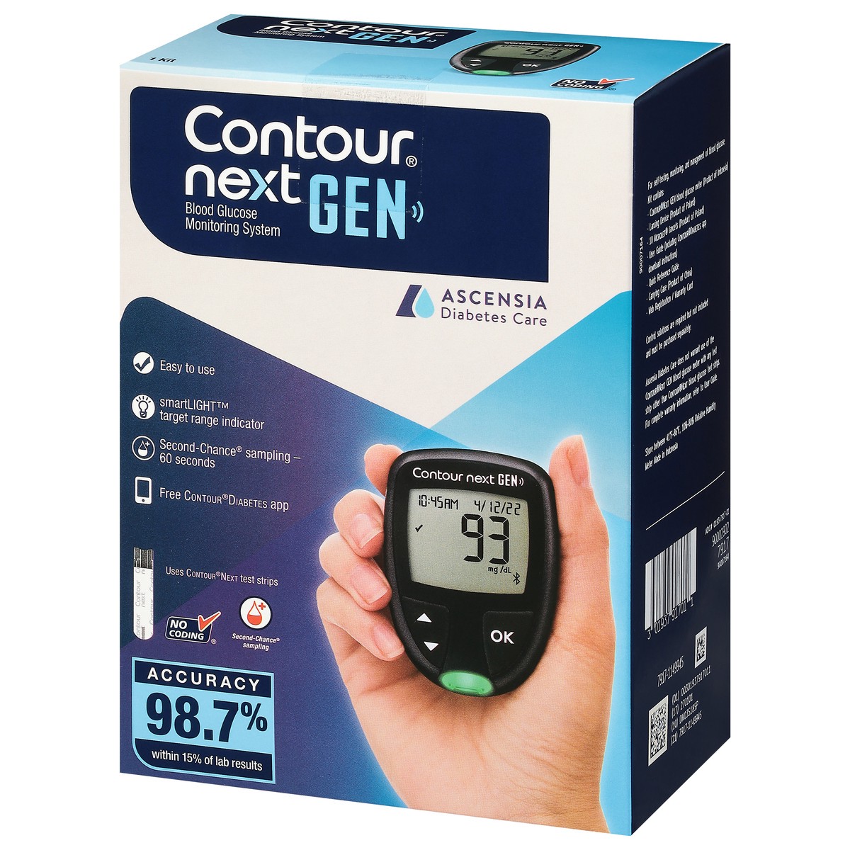 slide 8 of 9, Contour Next Gen Blood Glucose Monitor, 1 ct