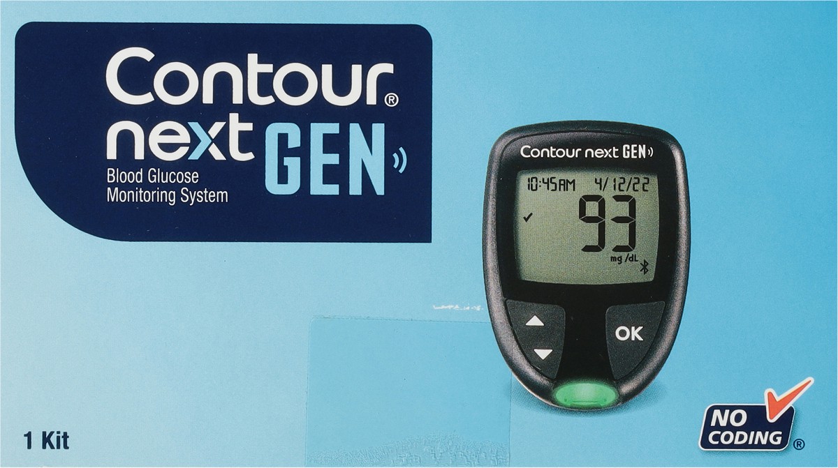 slide 2 of 9, Contour Next Gen Blood Glucose Monitor, 1 ct