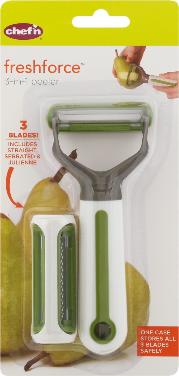 slide 7 of 9, Chef'n FreshForce 3-In-1 Peeler 1 ea, 1 ct