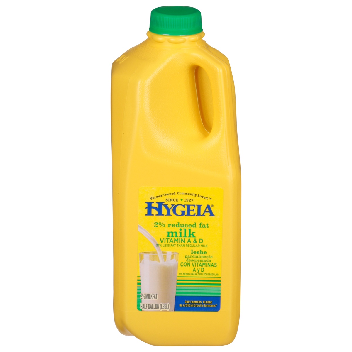 slide 1 of 3, Hygeia 2% Milk - 0.5gal, 1/2 gal