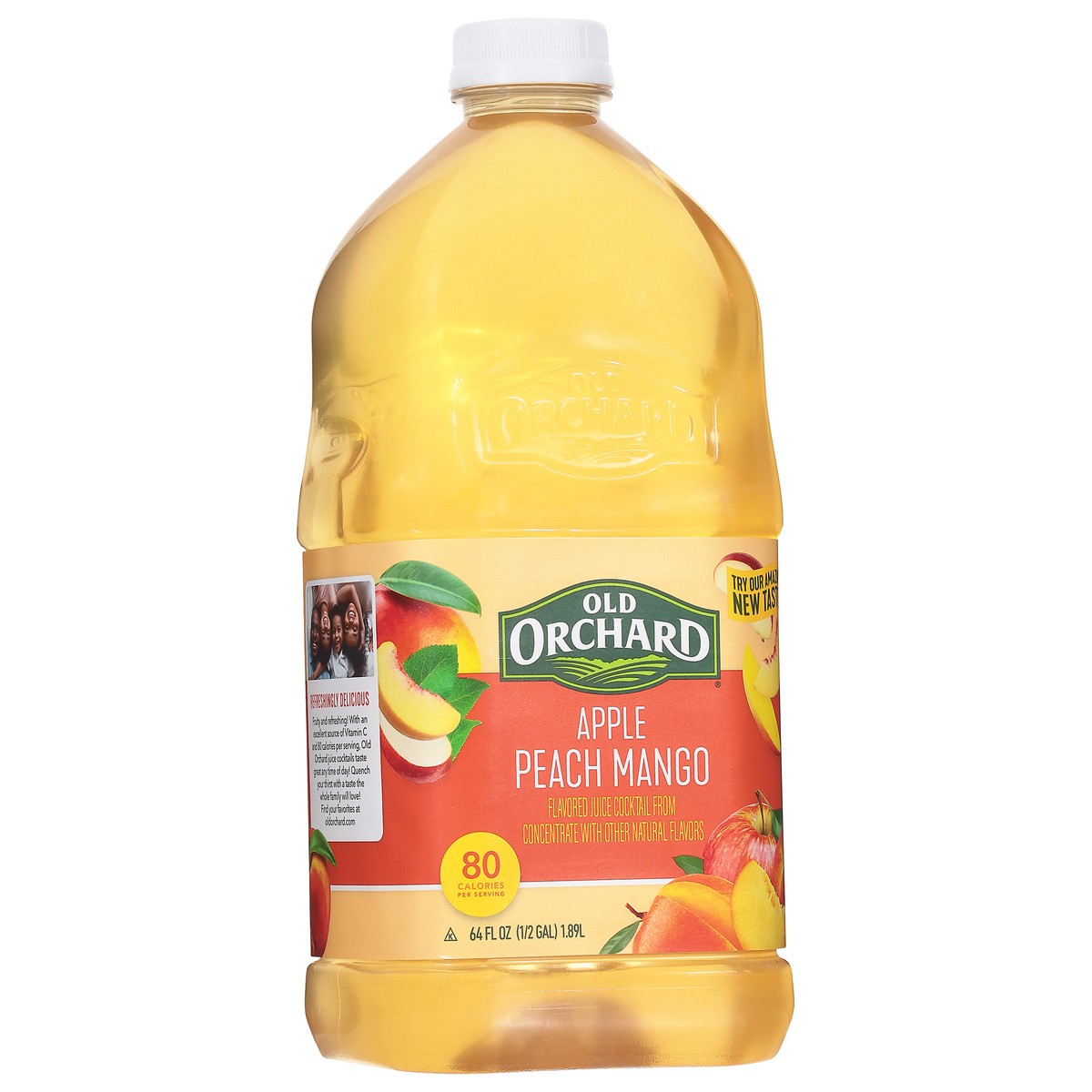 slide 2 of 9, Old Orchard Apple Peach Mango Juice Cocktail Blend - 64 fl oz, 64 fl oz