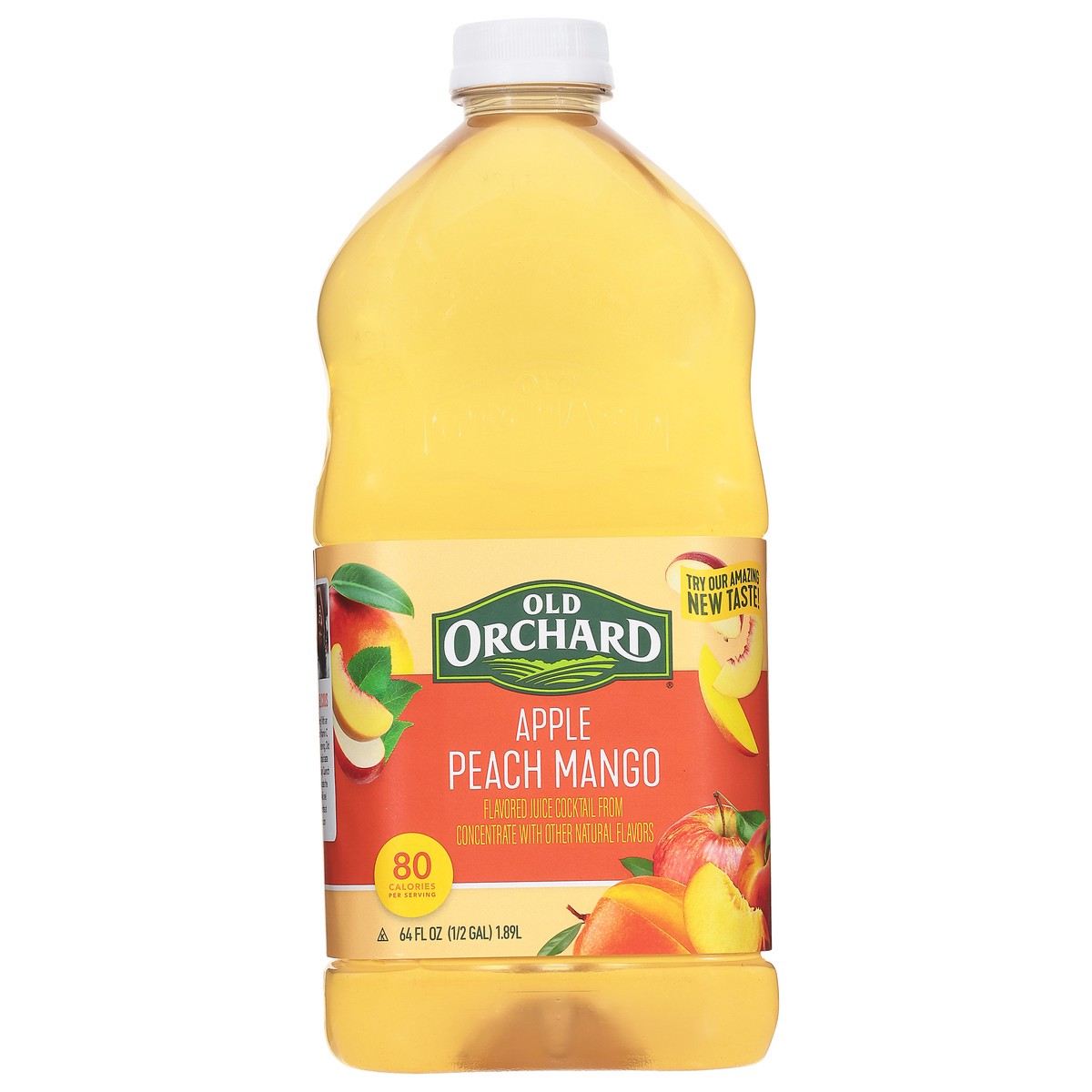 slide 1 of 9, Old Orchard Apple Peach Mango Juice Cocktail Blend - 64 fl oz, 64 fl oz