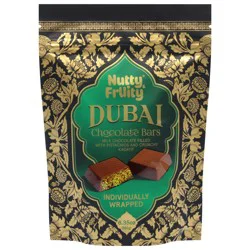 Nutty & Fruity Dubai Chocolate Bars 6.35 oz
