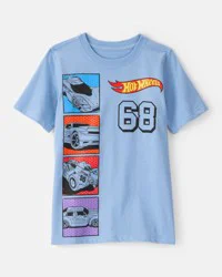 Carter's Kid Hot Wheels Short-Sleeve Graphic Tee - Blue, Size 14