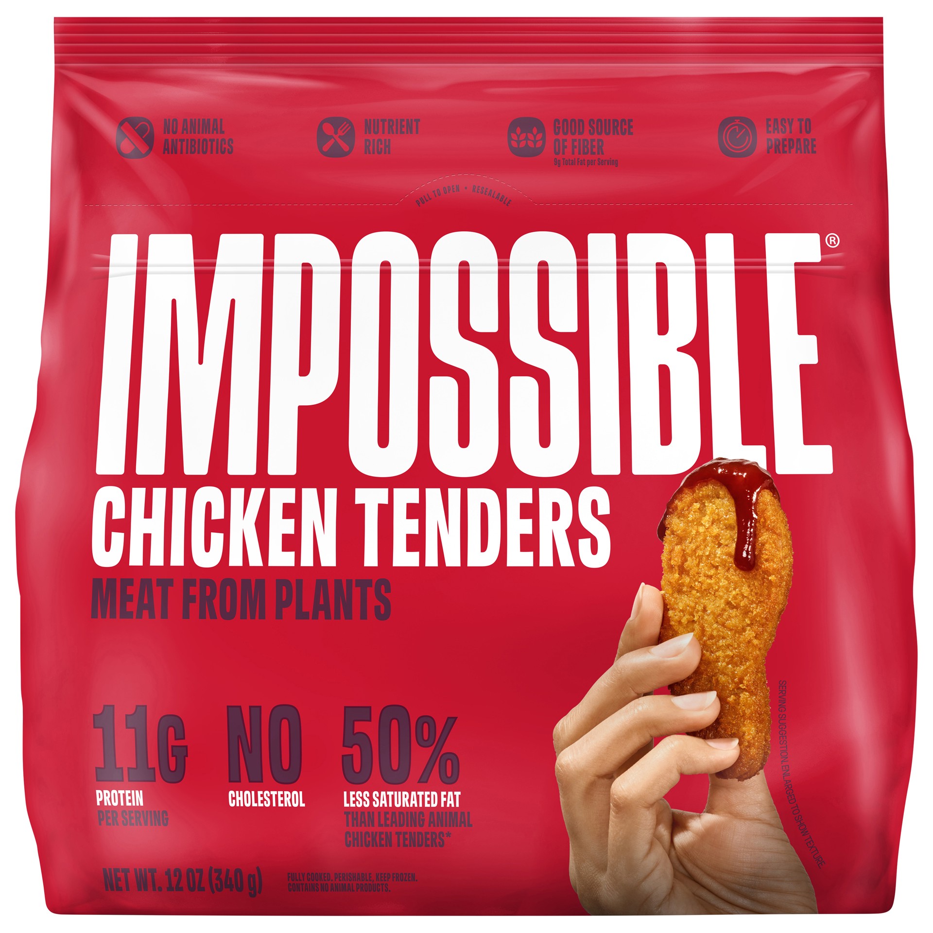 slide 1 of 4, Impossible Chicken Tenders, Meat From Plants, 12 oz