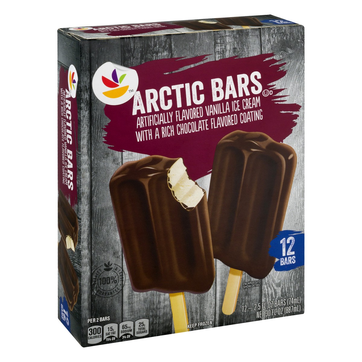 slide 10 of 10, Ahold Ice Cream Bars, Arctic, Vanilla, 12 ct