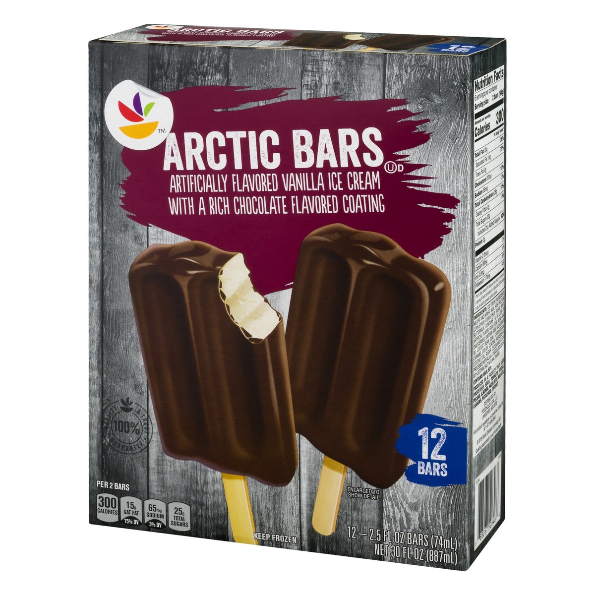 slide 9 of 10, Ahold Ice Cream Bars, Arctic, Vanilla, 12 ct