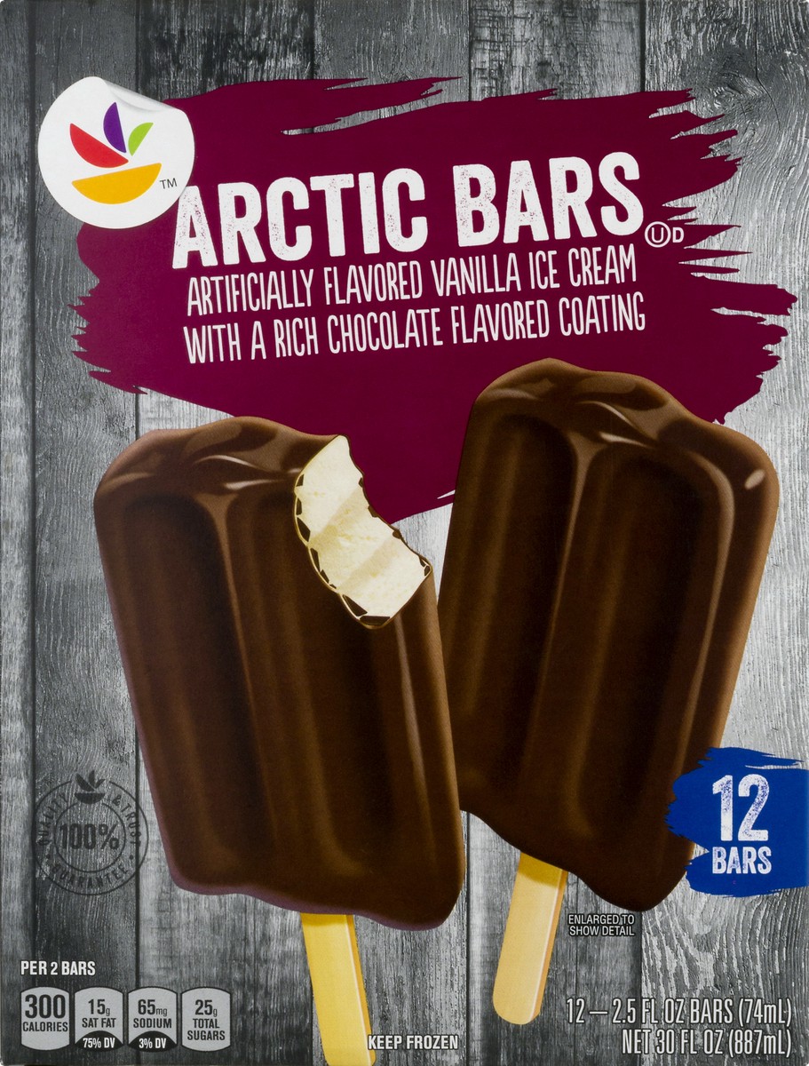 slide 6 of 10, Ahold Ice Cream Bars, Arctic, Vanilla, 12 ct