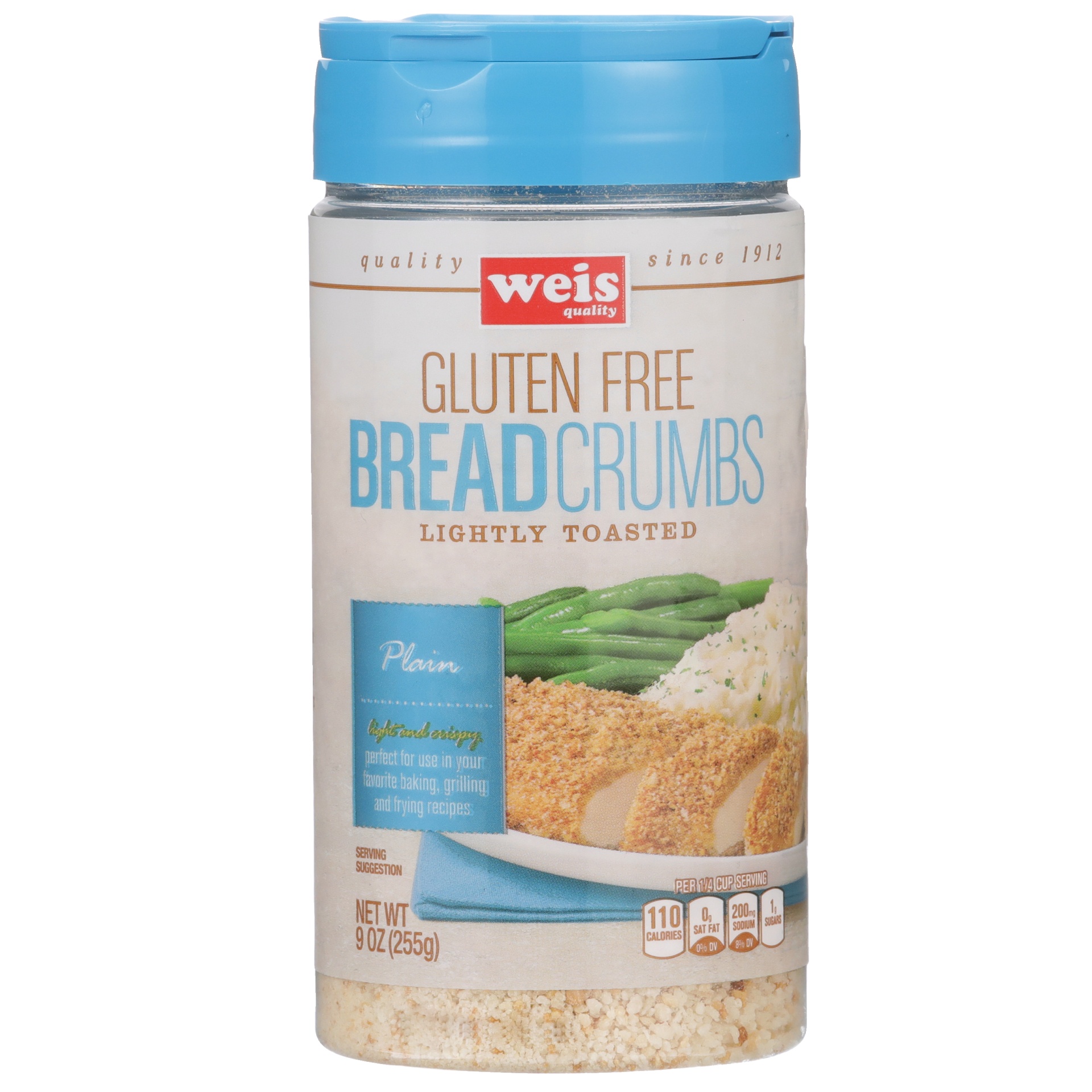 Weis Quality Original Gluten Free Wq Bread Crumbs Original Gluten Free 9 oz Shipt