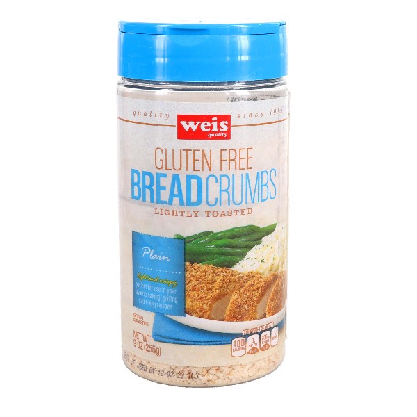 slide 1 of 6, Weis Quality Original Gluten Free Wq Bread Crumbs Original Gluten Free, 9 oz