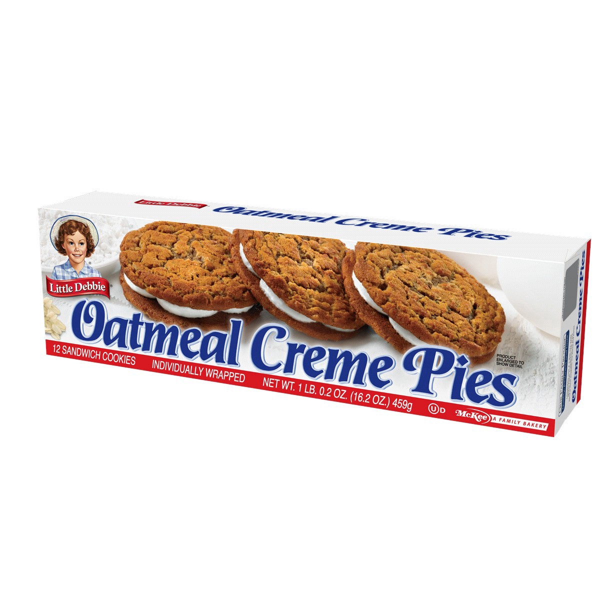 slide 7 of 13, Little Debbie Oatmeal Crème Pies, 16.2 oz