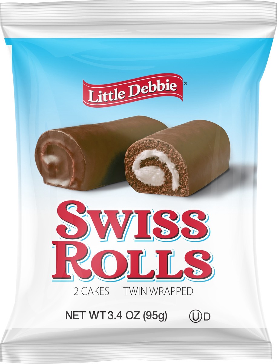 slide 4 of 8, Little Debbie Snack Cakes, Little Debbie Snack Swiss Rolls, 2 ct