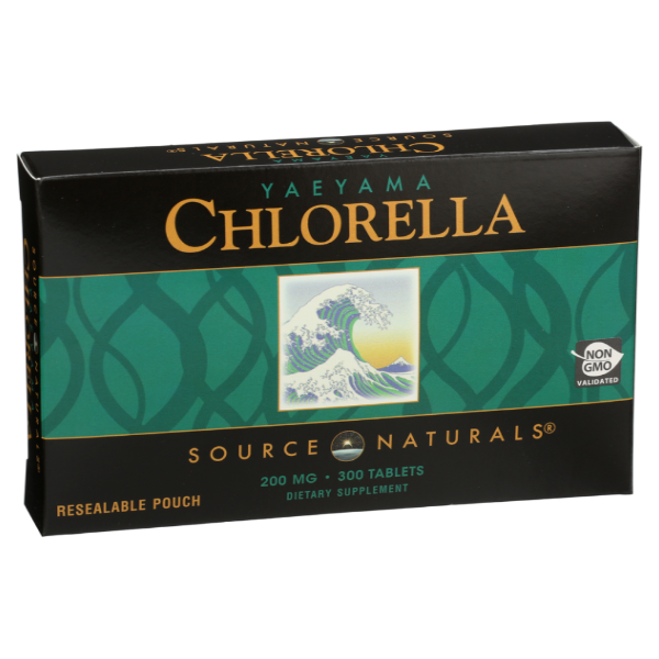 slide 1 of 1, Source Naturals Yaeyama Chlorella 200mg Tablets, 300 ct