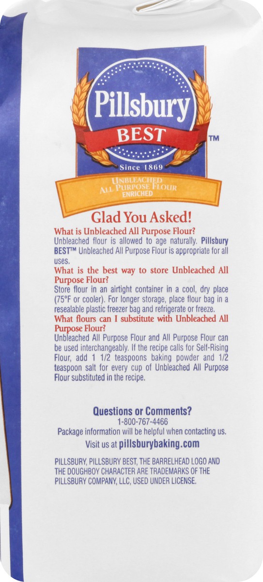 slide 3 of 13, Pillsbury Best Unbleached All Purpose Flour, 5 Lb Bag, 80 oz