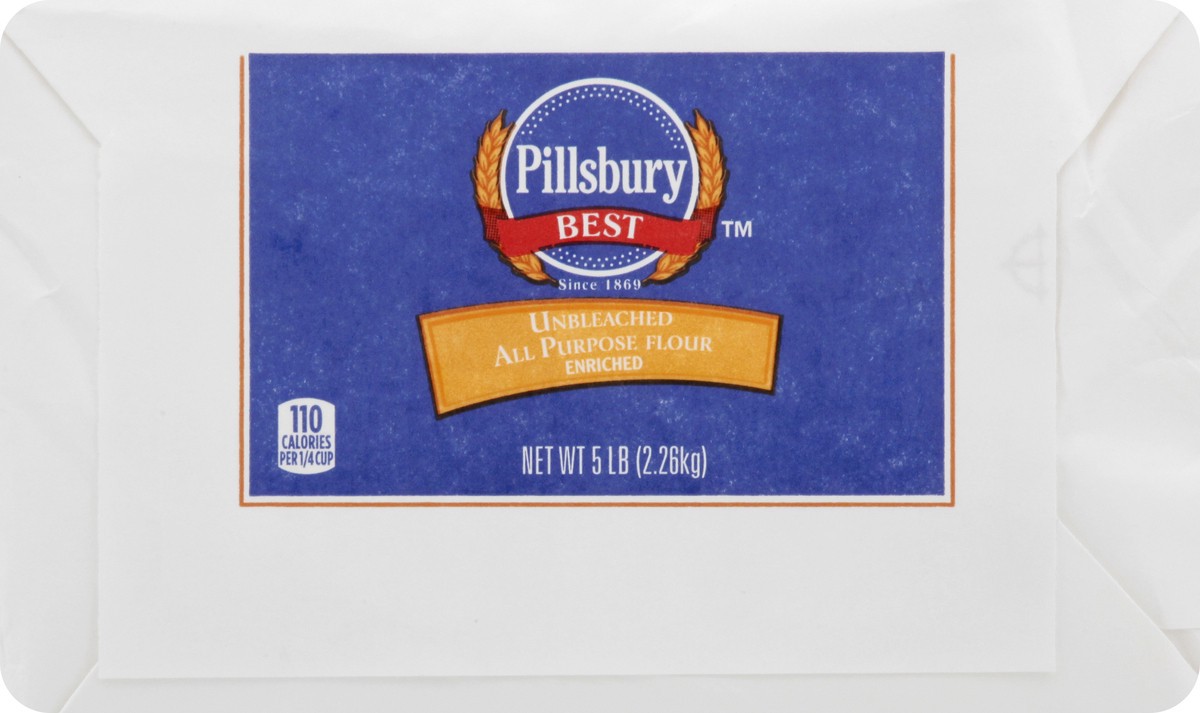slide 4 of 13, Pillsbury Best Unbleached All Purpose Flour, 5 Lb Bag, 80 oz