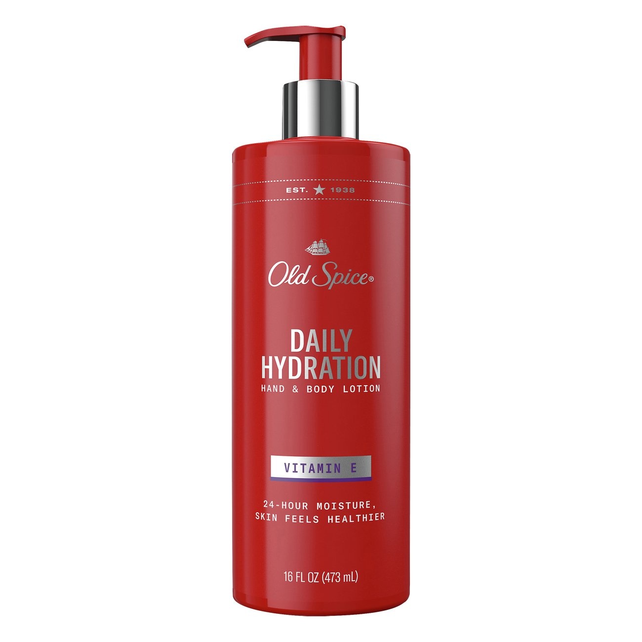 slide 1 of 1, Old Spice Daily Hydration Hand & Body Lotion Vitamin E, 16 oz