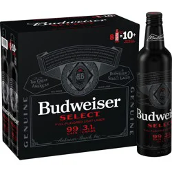 Budweiser Select Light Beer, 8 Pack 16 fl. oz. Aluminum Bottles