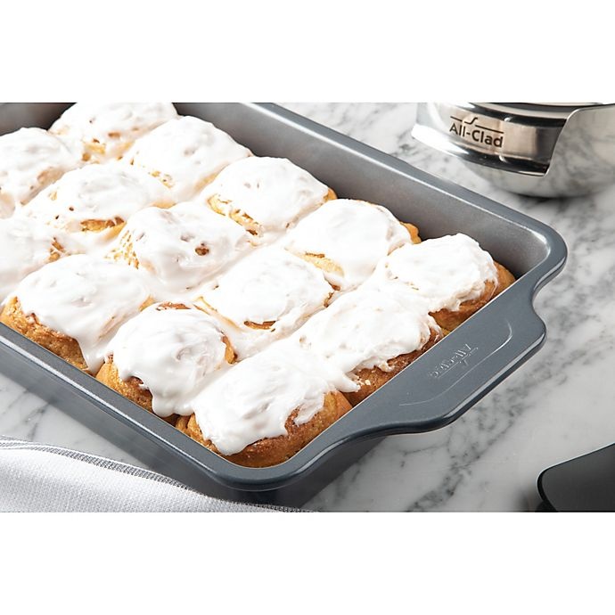 slide 4 of 5, All-Clad Pro-Release Rectangular Cake Pan, 9 in x 13 in