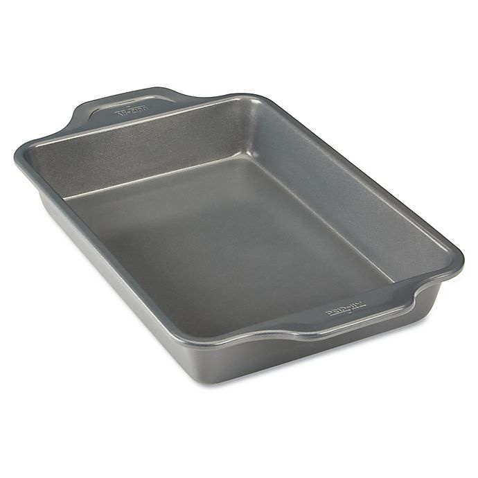 slide 1 of 5, All-Clad Pro-Release Rectangular Cake Pan, 9 in x 13 in