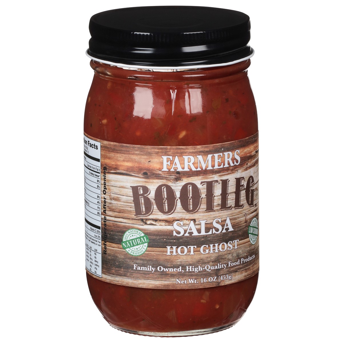 slide 4 of 11, Farmer's Bootleg Hot Ghost Salsa 16 oz, 16 oz