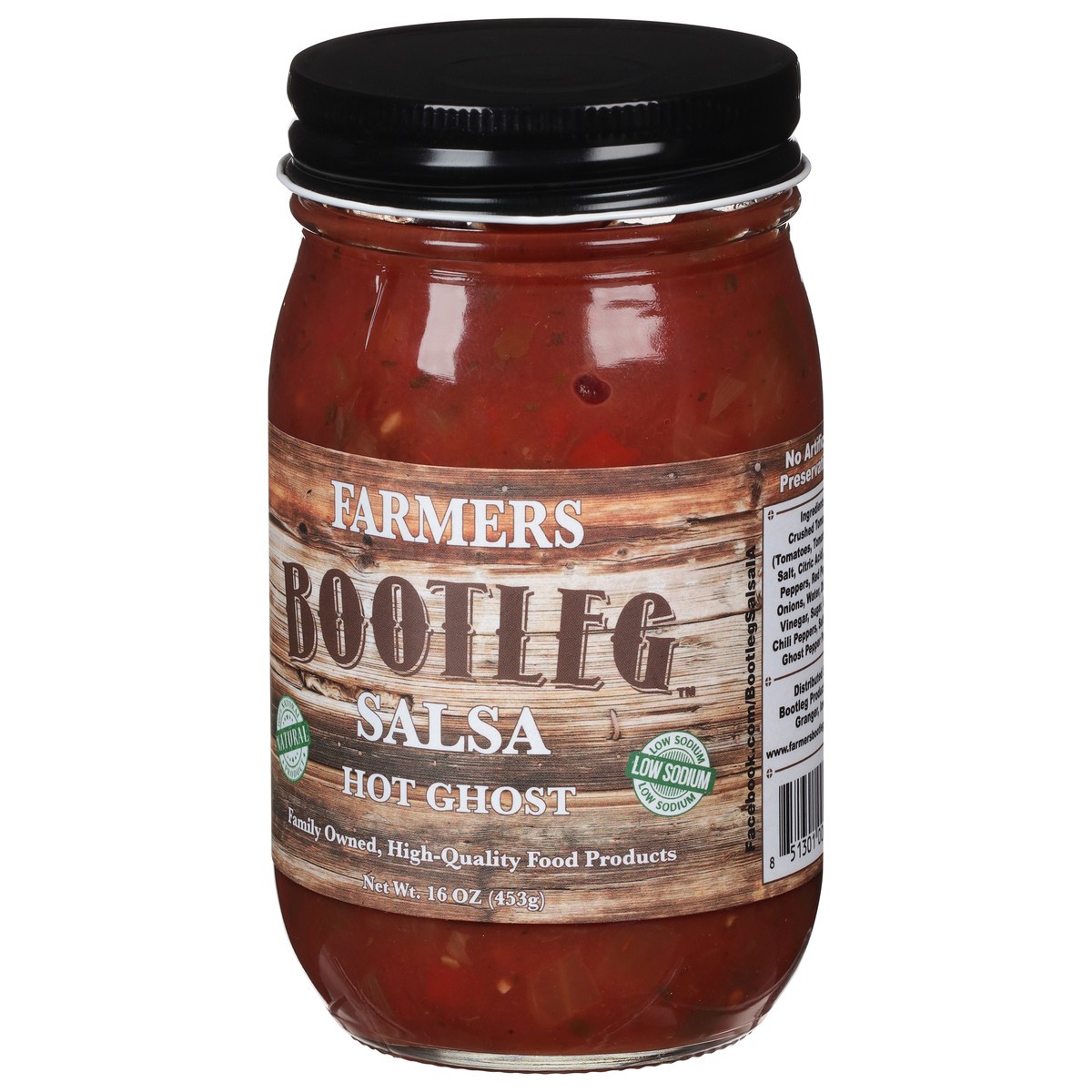 slide 8 of 11, Farmer's Bootleg Hot Ghost Salsa 16 oz, 16 oz