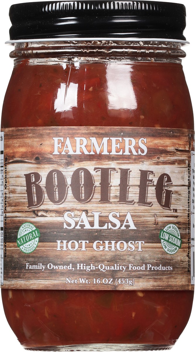 slide 6 of 11, Farmer's Bootleg Hot Ghost Salsa 16 oz, 16 oz