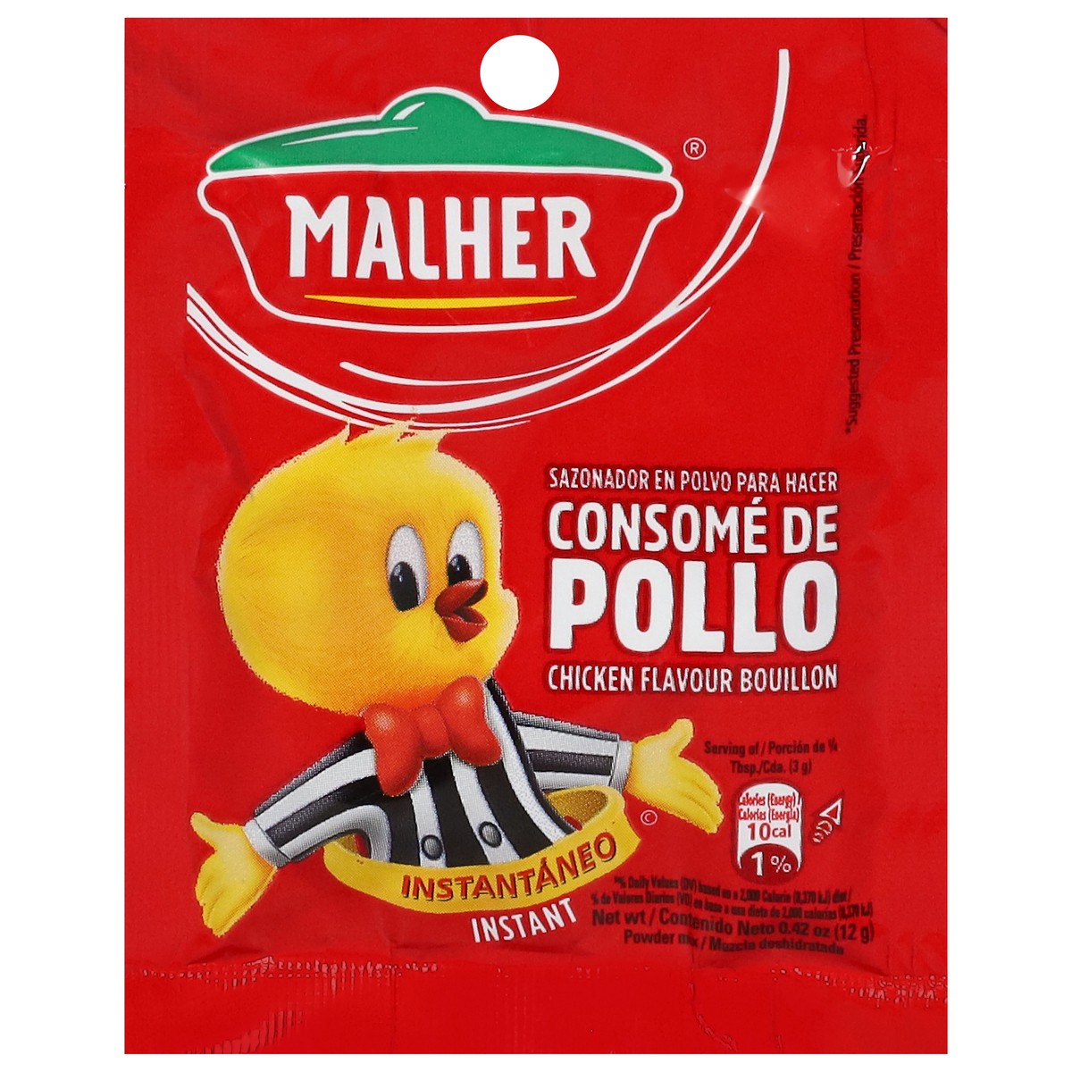 slide 4 of 4, Malher Instant Chicken Flavour Bouillon 0.42 oz, 0.42 oz