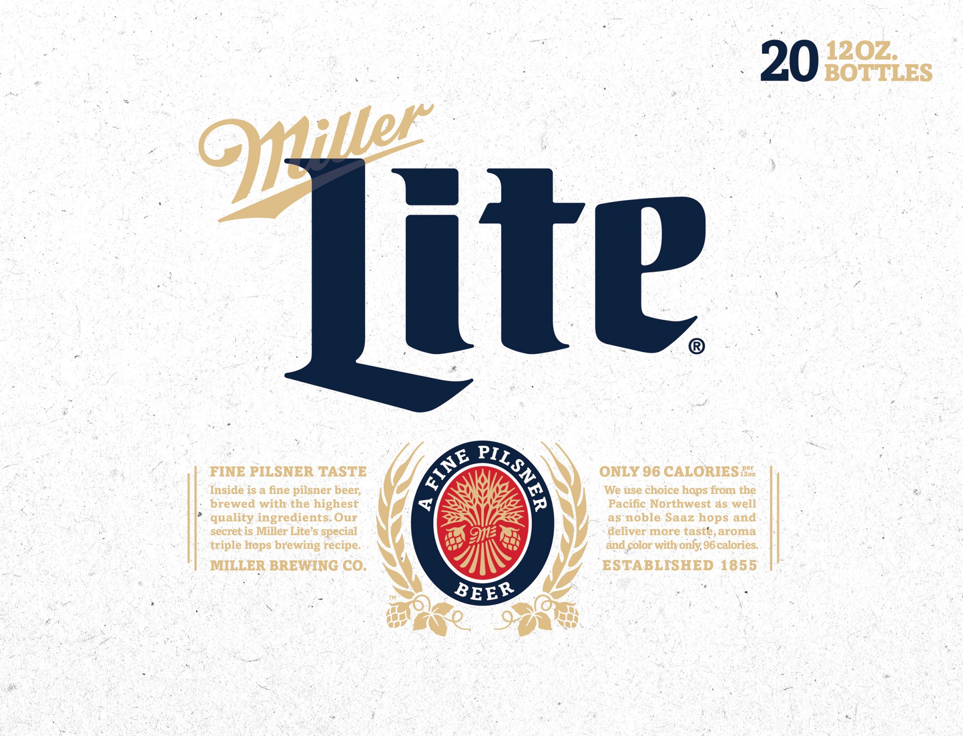 slide 2 of 6, Miller Lite Beer Bottles Longneck, 1 ct