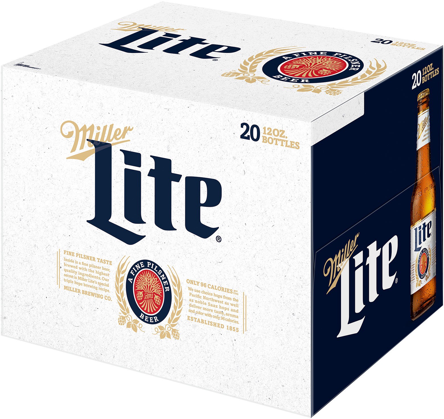 slide 4 of 6, Miller Lite Beer Bottles Longneck, 1 ct