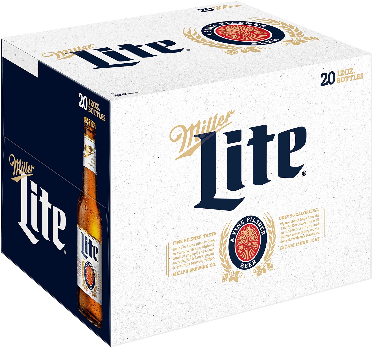 slide 6 of 6, Miller Lite Beer Bottles Longneck, 1 ct