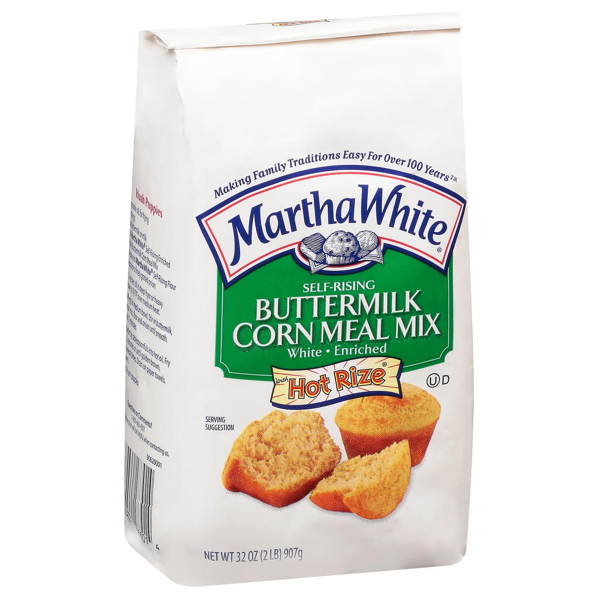 slide 2 of 9, Martha White Self-Rising Buttermilk White Corn Meal Mix, 2 Lb, 32 oz