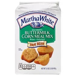 Martha White Self-Rising Buttermilk White Corn Meal Mix, 2 Lb
