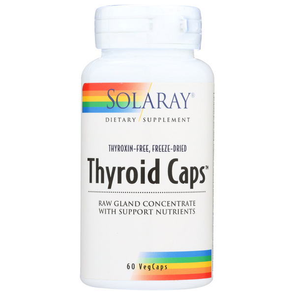 slide 1 of 1, Solaray Thyroid, 60 ct