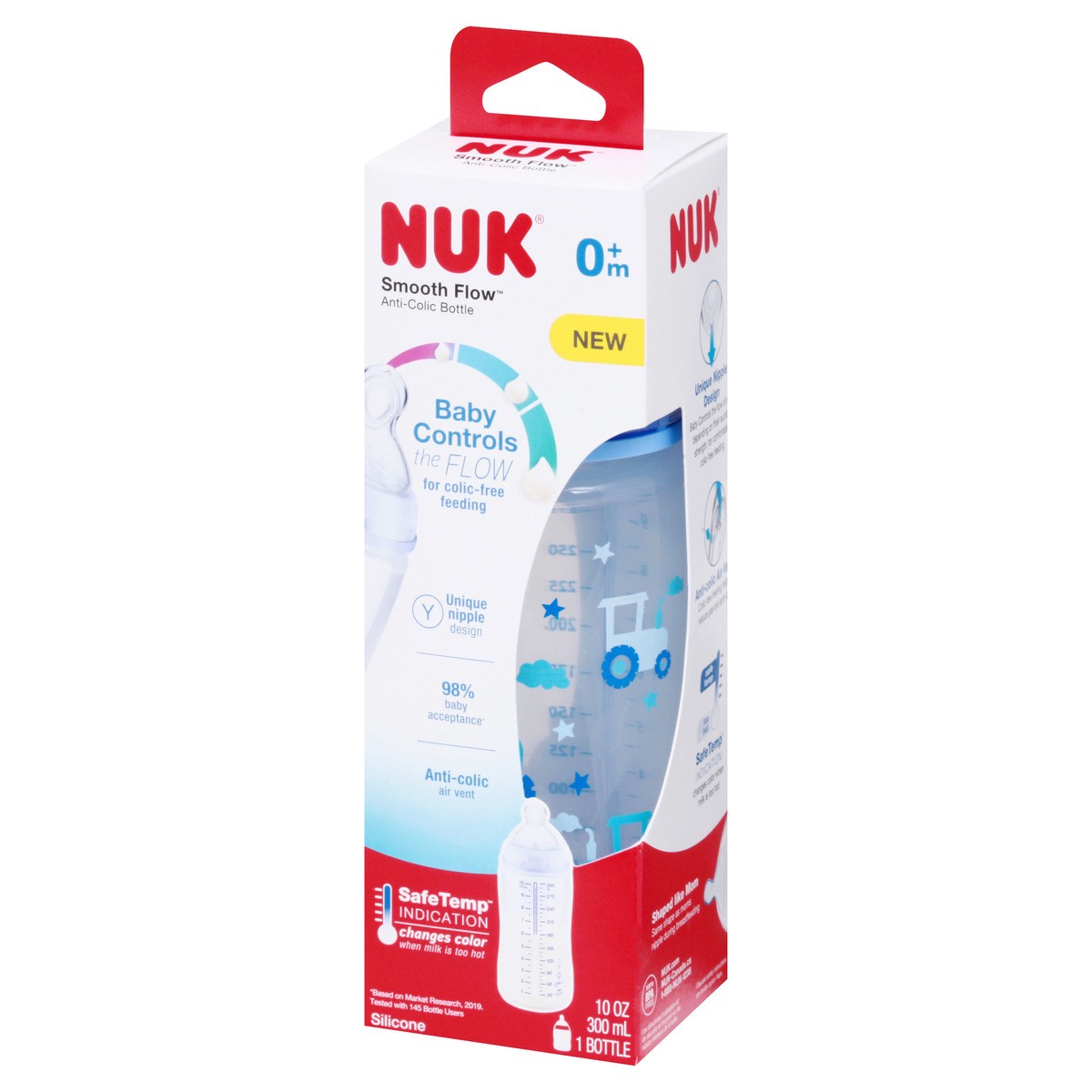 slide 7 of 9, NUK Smooth Flow Anti-Colic 10 Ounce Bottle 1 ea, 10 oz