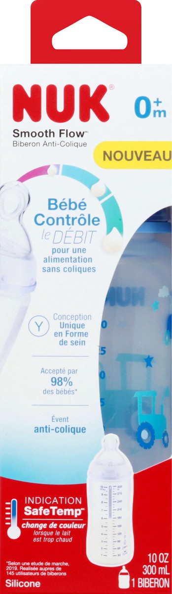 slide 5 of 9, NUK Smooth Flow Anti-Colic 10 Ounce Bottle 1 ea, 10 oz