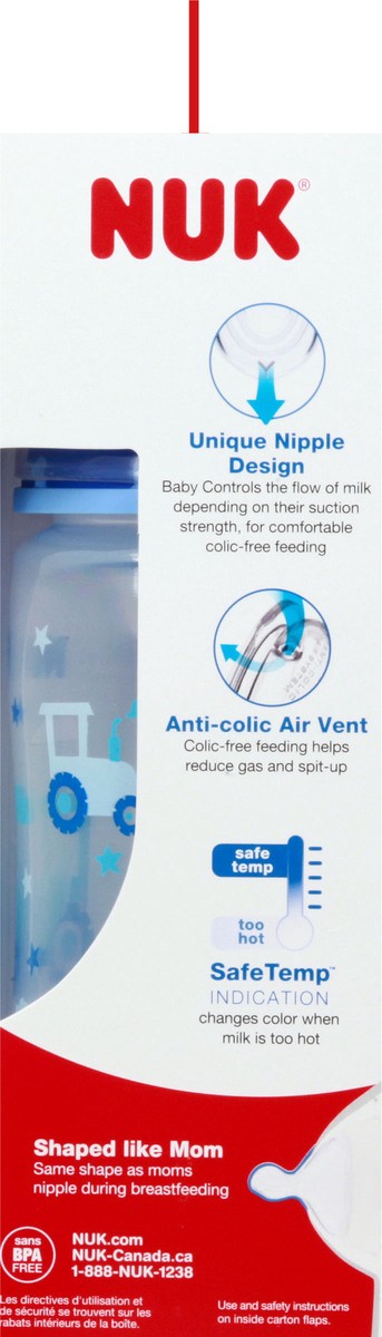 slide 8 of 9, NUK Smooth Flow Anti-Colic 10 Ounce Bottle 1 ea, 10 oz