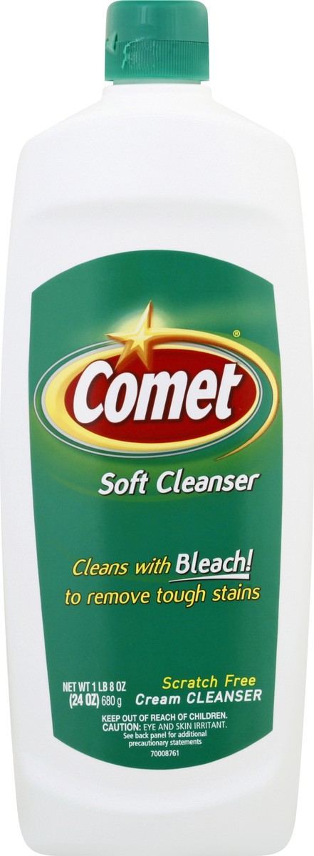 slide 7 of 9, Comet Soft Cleanser, Cream, 24 Ounce, 24 oz