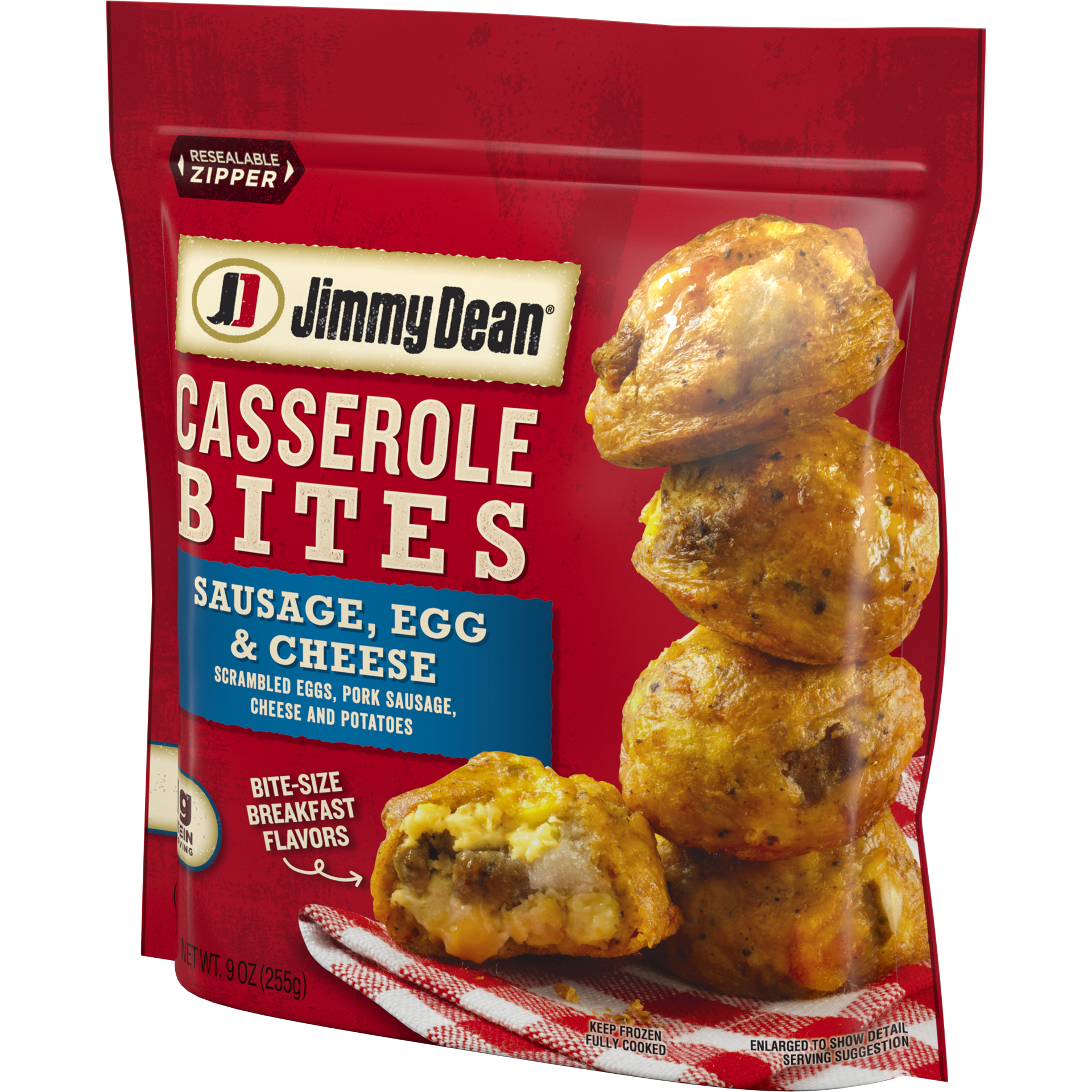 slide 3 of 5, Jimmy Dean Sausage Egg & Cheese Casserole Bites, 255.15 g