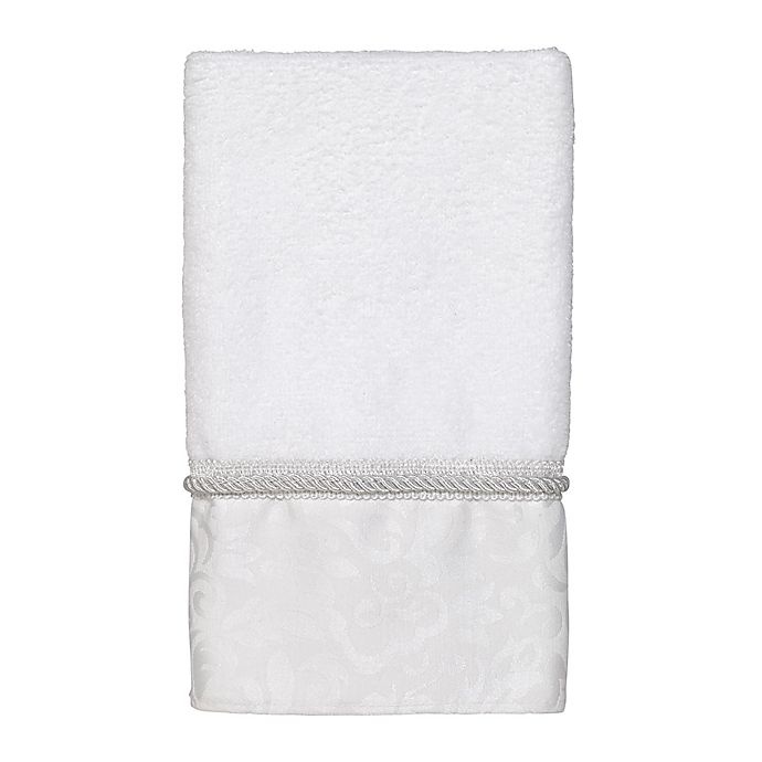 slide 1 of 1, Avanti Manor Hill Fingertip Towel - White, 1 ct