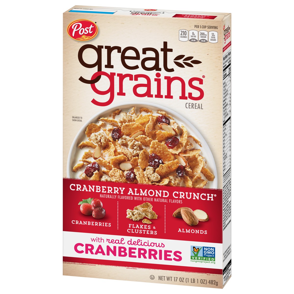 slide 4 of 8, 1/17 Post Gg Cranberry Almond Crunch, 17 oz