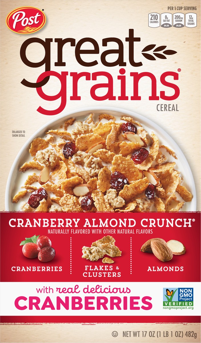 slide 7 of 8, 1/17 Post Gg Cranberry Almond Crunch, 17 oz