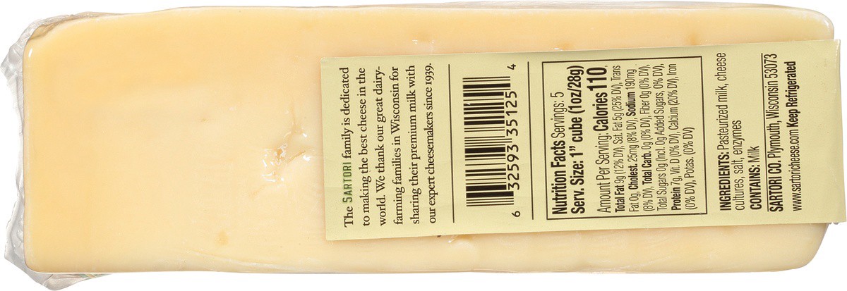 slide 9 of 9, Sartori Asiago Chs, 1 ct