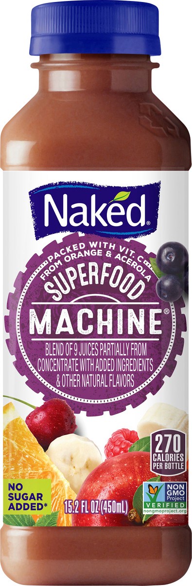 slide 7 of 7, Naked Juice Raspberry Cherry ACAI - 15.20 fl oz, 15.20 fl oz